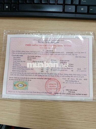 Bán xe sh125i bản thể thao, mới chạy 15 ngày thôi