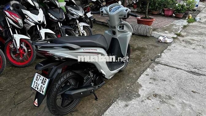 Honda Vision 2024 xám xi măng ( hỗ trợ góp )