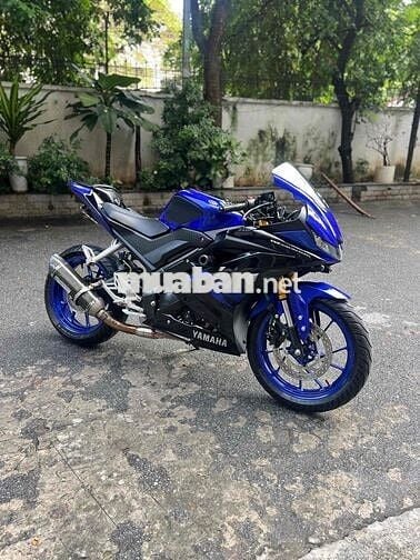 Xe Máy Anh Thao R15 V3 màu xanh