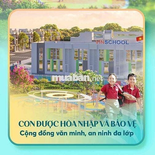 Bán nhà Mặt phố khu Trường Xuân, 60m2, Vinhomes Hậu Nghĩa