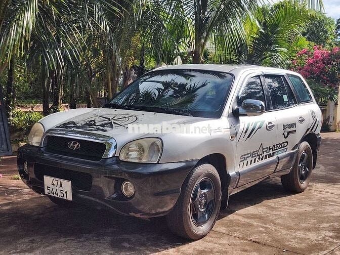 Santafe máy dầu 7 chỗ 2 cầu đủ cửa nóc