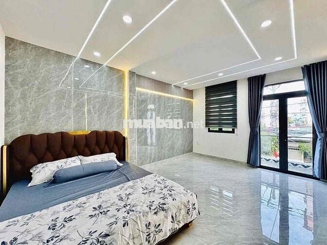 cho thuê nhà đường số 18 p8 (4,3x17)  3 lầu , 4pn , 3wc