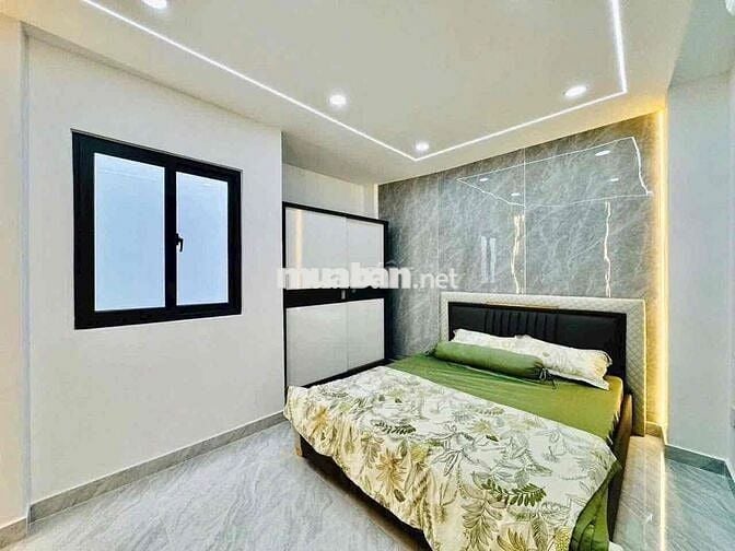 cho thuê nhà đường số 18 p8 (4,3x17)  3 lầu , 4pn , 3wc