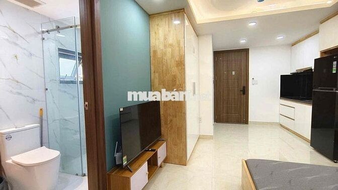 Studio Ban Công 35m2 - Máy Giặt Riên g - Ngay Bờ Kè Trường Sa