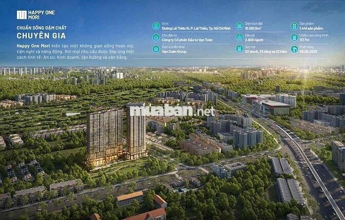 🔔 HAPPY ONE MORI – Giai Đoạn 1 với 25 Triệu/ Căn✨☘️🇻🇳