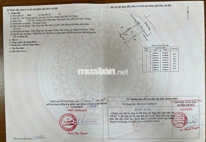BÁN ĐẤT: 147m2 đất Trung Lập Hạ - SHR Giá 350tr