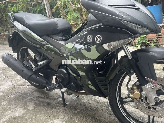 Cần ra đi EXCITER 150-2015 màu xanh quân đội