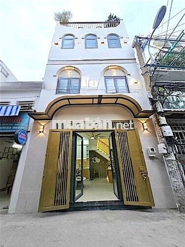 NHÀ MỚI XINH-NGUYỄN TƯ GIẢN-GÒ VẤP-XE HƠI THÔNG-KINH DOANH-4 TẦNG-3PN