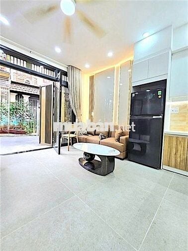 NHÀ MỚI XINH-NGUYỄN TƯ GIẢN-GÒ VẤP-XE HƠI THÔNG-KINH DOANH-4 TẦNG-3PN