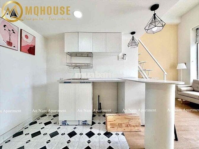 HÌNH THẬT GIÁ THẬT - Căn hộ Duplex new 100% balcony - chợ Bà Chiểu