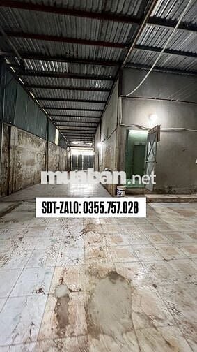 CHO THUÊ KHO XƯỞNG 200M2 MẶT TIỀN HÓC MÔN
