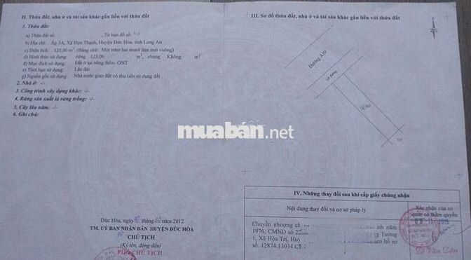 Đất mặt tiền đường A10 Khu dân cư Tân Đức,vị trí kinh doanh đa ngành