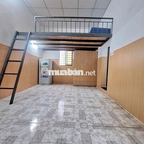 🔥PHÒNG GÁC FULL NỘI THẤT TÁCH BẾP_CỬA SỔ THOÁNG_KHU BẢY HIỀN