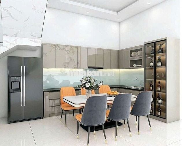 Nhà 1 trệt lầu hoàn công mặt tiền nguyễn Thiện thuật ngay làng đại học