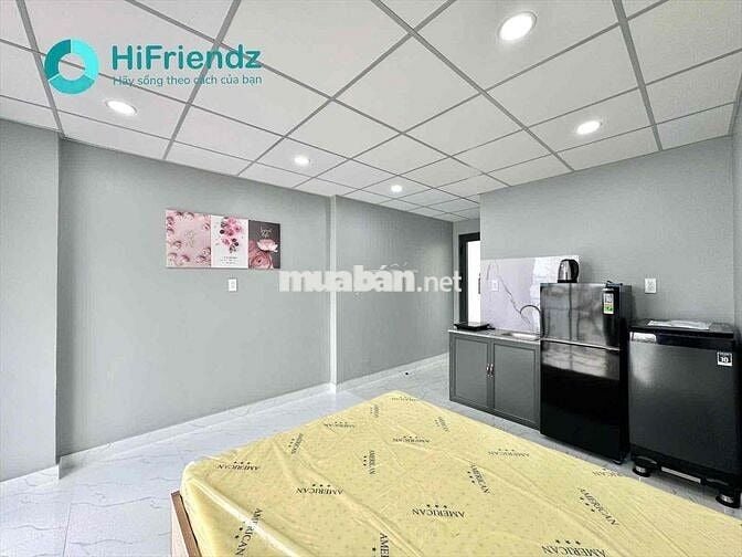 Khai trương phòng studio full nt máy giặt riêng, ban công, cửa sổ, 9p