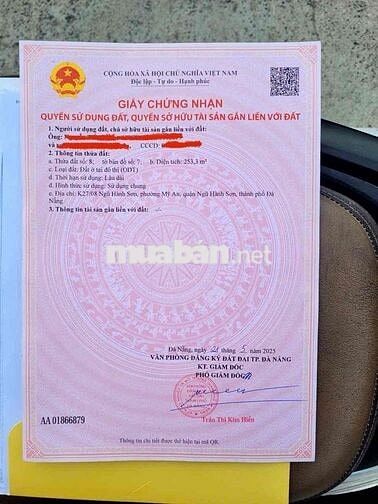 CƠ HỘI SỞ HỮU LÔ ĐẤT “KIM CƯƠNG” GIÁ ĐẦU TƯ KHU PHỐ TÂY – MỸ AN – ĐÀ