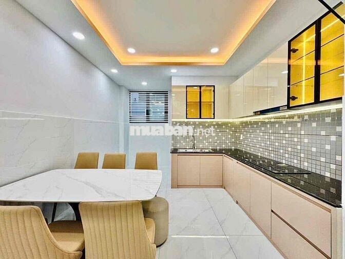 BÁN NHÀ MỚI 4 TẦNG, 62m2, HẺM OTO HƠN 7m Ung Văn Khiêm. Giá 6tỷ060