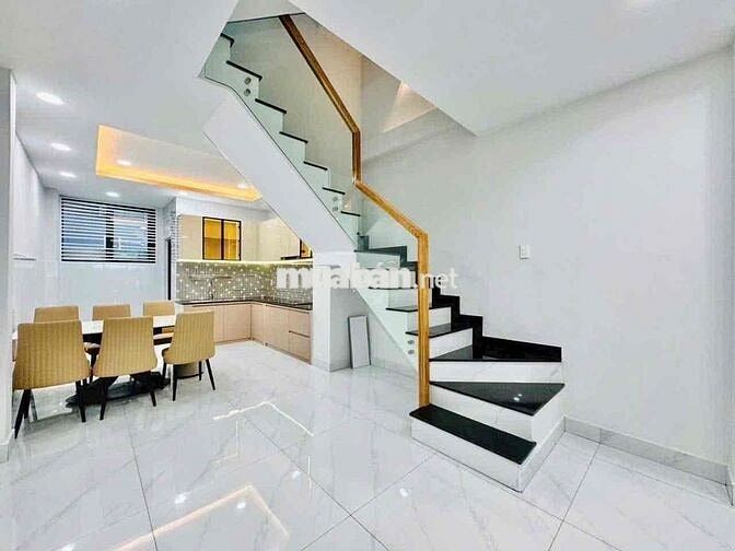 BÁN NHÀ MỚI 4 TẦNG, 62m2, HẺM OTO HƠN 7m Ung Văn Khiêm. Giá 6tỷ060