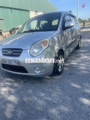 Kia Morning 2008 số sàn, màu bạc
