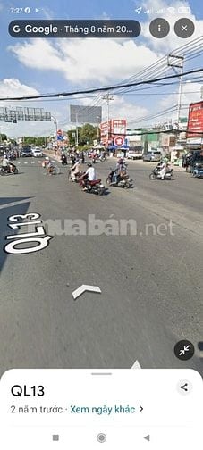 Bán đất mặt tiền quốc lộ 13 phù hợp kinh doanh ô tô