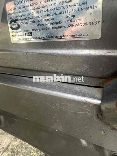 Yamaha sirius 2007 xe zin mọi chức năng đầy đủ