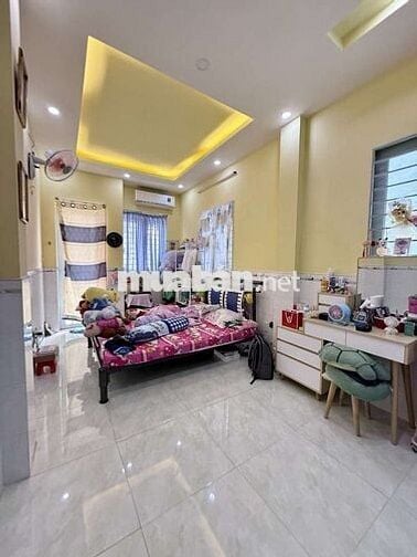 NHÀ MỚI ĐẸP LÊ QUANG ĐỊNH HẺM 4M LÁT GẠCH SẠCH ĐẸP•3 tầng 49m2 giá 8tỷ