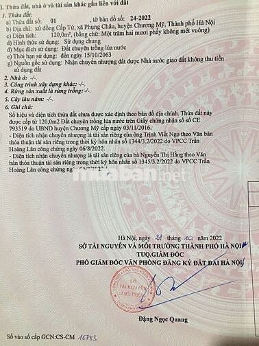 60m2 đất gần chùa Trầm xã Phụng Châu. BÁN GẤP!!! 60m2 đất gần chùa Trầm xã Phụng Châu. BÁN GẤP!!!