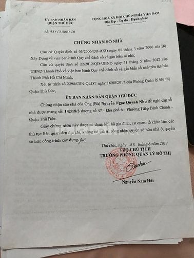 CHÍNH CHỦ BÁN NHÀ 142/18/3 ĐƯỜNG 47 HIỆP BÌNH CHÁNH THỦ ĐỨC