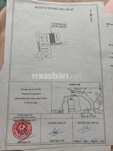 CHÍNH CHỦ BÁN NHÀ 142/18/3 ĐƯỜNG 47 HIỆP BÌNH CHÁNH THỦ ĐỨC