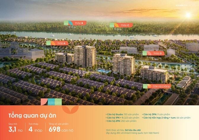 Nam Long mở booking Block B căn hộ Solaria Rise chuẩn Resort view 360 