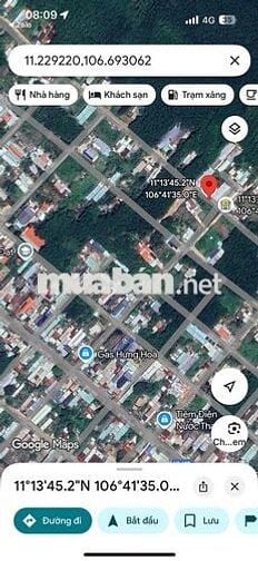 Bán đất 2 mặt tiền đường bê tông - Phú Giáo, Bình Dương
