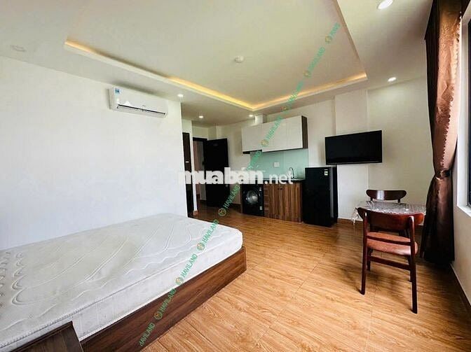 Studio mới 100%, 38m2, chỉ 7tr5, có dịch vụ dọn phòng, cửa sổ thoáng