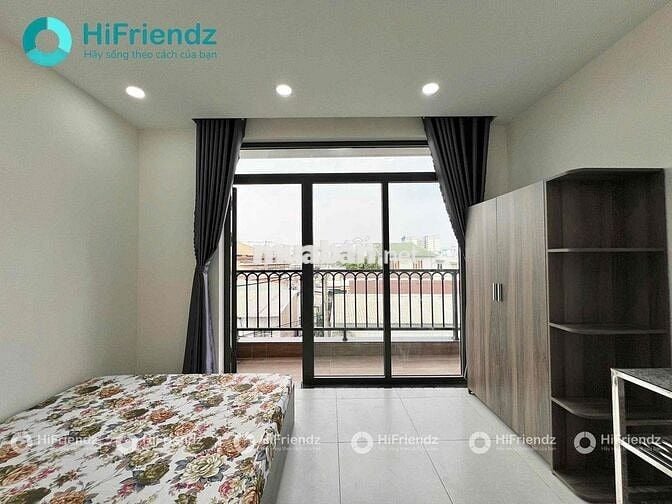 PHÒNG BAN CÔNG THOÁNG FULL NỘI THẤT NGAY VƯỜN LÀI GẦN NGUYỄN TẤT THÀNH