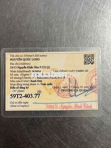 VARIO 2020 NHẬP INDO TP HỖ TRỢ GÓP OĐ CÓ ĐỖI XE