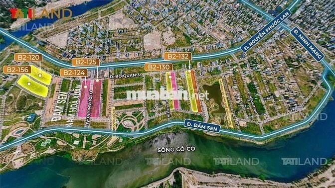 Bán gấp 2 lô BIỆT THỰ 180M2 LIỀN KỀ, VIEW đối diện Công Viên Đầm Sen