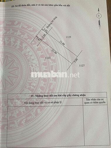 Đất trung tâm Thị Xã Hương Thuỷ