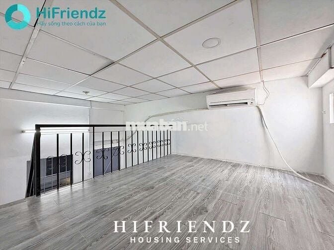 Phòng trọ duplex gác cao mét8 siêu rộng ở khu vực Bốn Xã