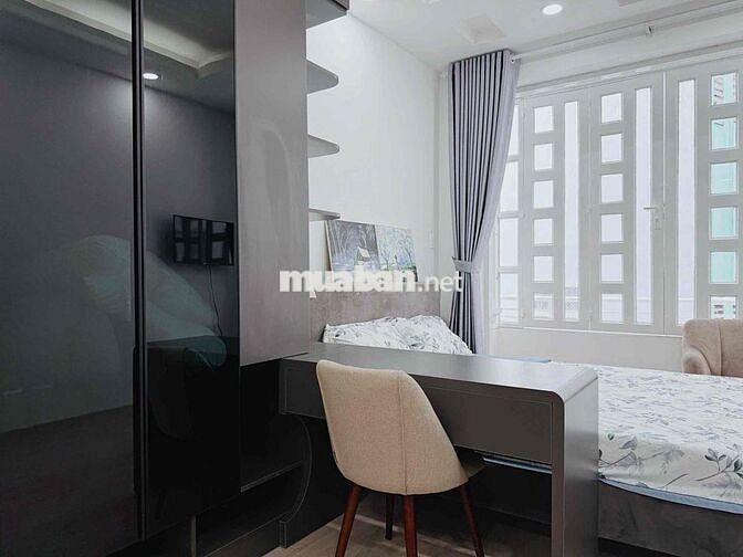 Cho Thuê Căn Hộ Full NT ở Lê Thị Riên,q1 máy giặc riêng bancong rộng