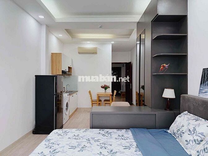 Cho Thuê Căn Hộ Full NT ở Lê Thị Riên,q1 máy giặc riêng bancong rộng