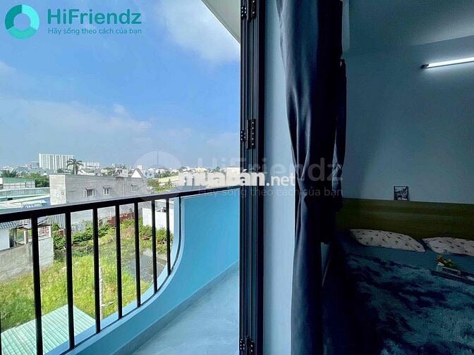CHO THUÊ PHÒNG STUDIO BAN CÔNG FULL NỘI THẤT NGAY VƯỜN LÀI GẦN VLU