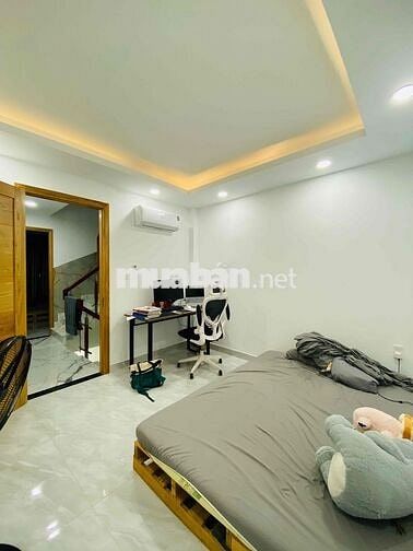 Bán nhà Phan Huy Ích, Hẻm xe hơi, 4 PN,gần 160m2 SD, Nhỉnh 5 Tỷ 5