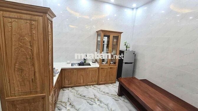 Cho thuê nhà mới 100% 3 tầng kdc Sông Đà,/đường B, p.HBC 14tr TL