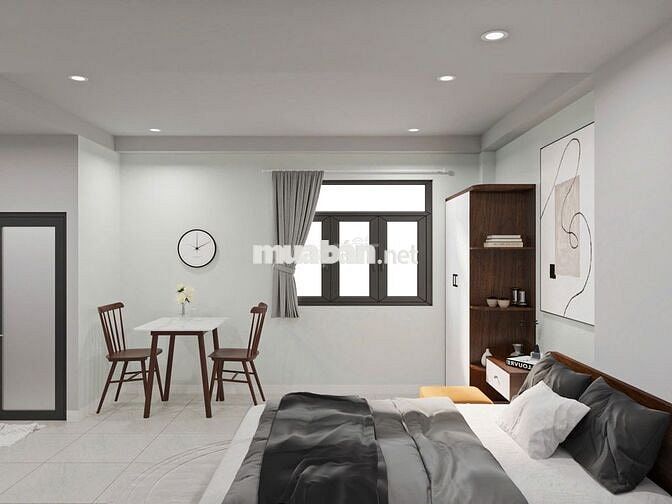 Cho Thuê Căn Hộ Cửa Sổ Full Nội Thất ở Đặng Thùy Trâm, quận Bình Thạnh