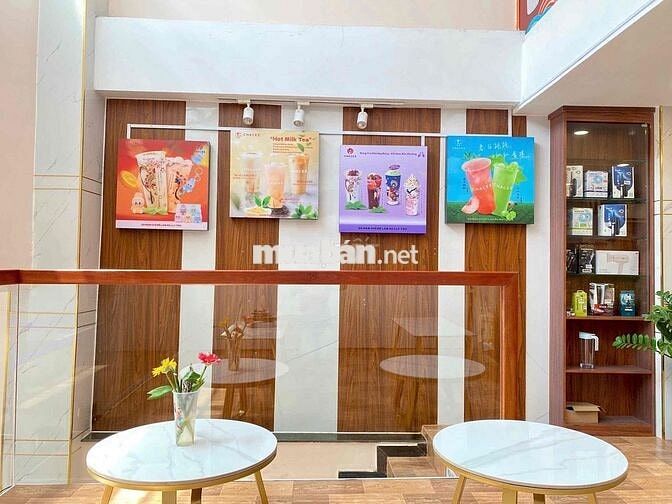 Sang mặt bằng kinh doanh trà sữa