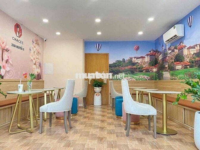 Sang mặt bằng kinh doanh trà sữa