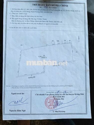 Rẫy 2,6 héc, đất đỏ bằng phẳng, nhà cửa điện nước, ống chôn sẵn.