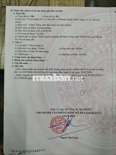 Chính chủ cần bán dãy nhà trọ phường Thới An