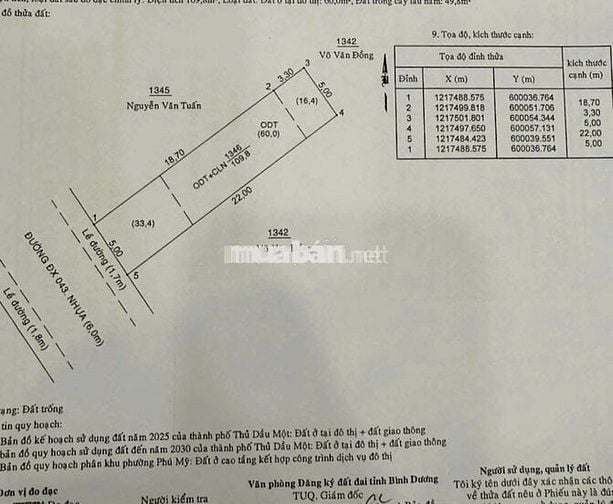 Bán đất Tân Hiệp Tân Uyên – 80m² –Giá chỉ 850tr – Gần chợ & trường học