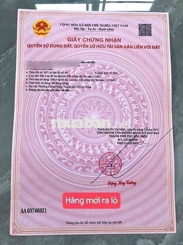 BÁN LÔ ĐẤT MẶT TIỀN DX071 -  ĐỊNH HOÀ THỦ DẦU MỘT