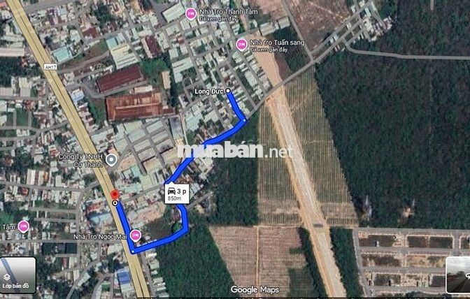 Bán lô đất thổ KDC đường vào KCN Long Đức